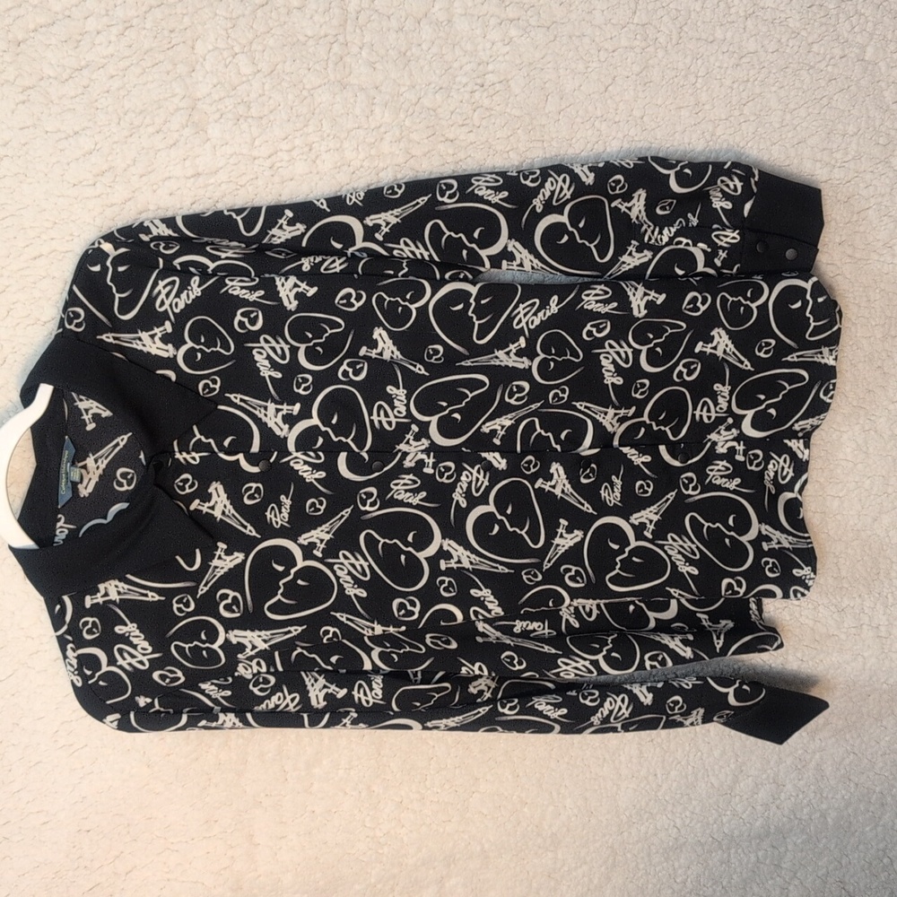 Catherine Malandrino  Paris print Classic long sleeve